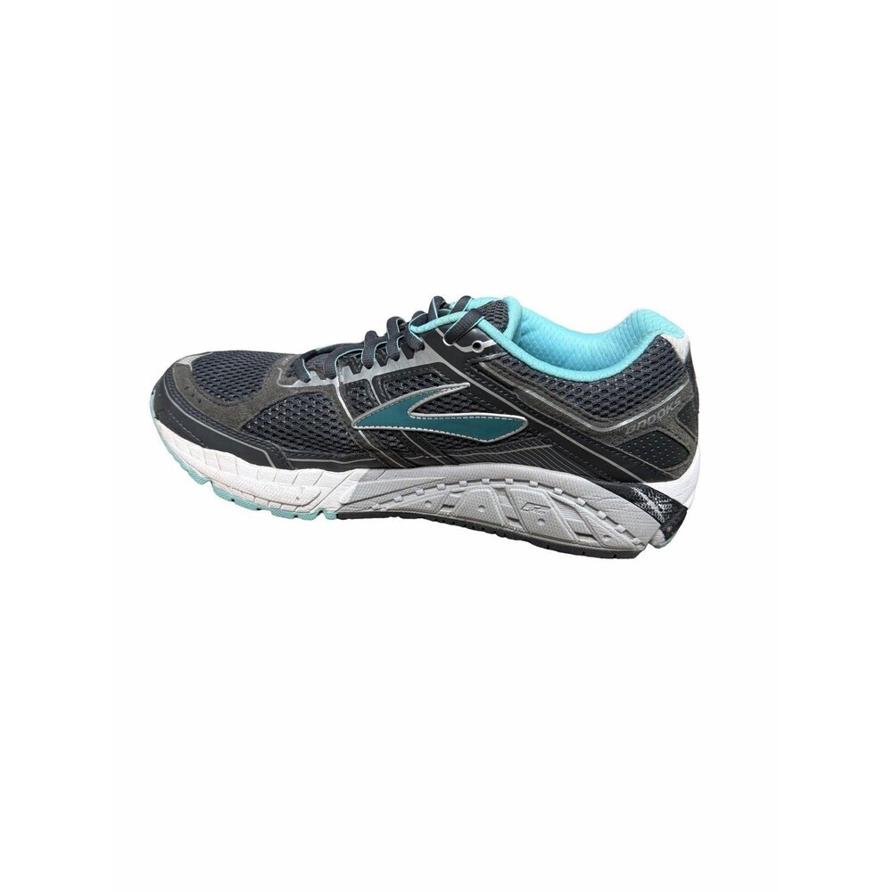 Brooks Addiction 12 Running Shoes Women's Size 9.5 B Grey Teal A12 DNA Sneakers - Picture 2 of 9